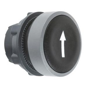 black flush pushbutton head white markedARROW" cp grey