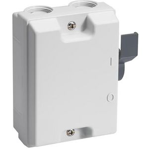 Werkschakelaar 3P 25A (AC-22A 500V) licht grijze behuizing