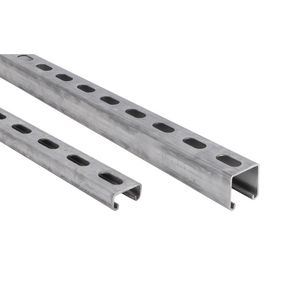 Lengte a 3m. RapidStrut BIS 2,5mm RVS 41x41/2,5