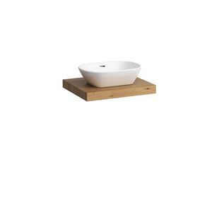 Wastafelblad LANI 60cm met uitsparing midden wild oak