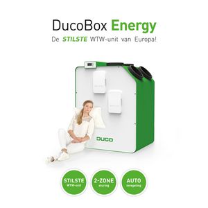WTW-unit DucoBox Energy Premium 325 - 1ZS - R1 zone standaard recht