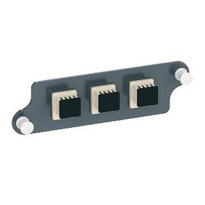 Frontplaat glasvezelpaneel 3 LC duplex adapter Actassi 19-C