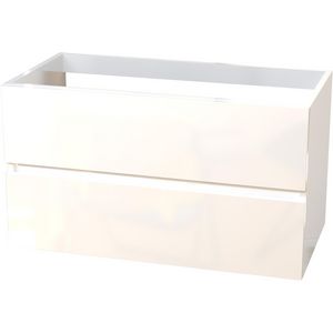 Napoli onderkast 900x450x500mm hggl. wit 2xla