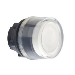 Kop drukknop + beschermkap Verzonken Terugvering 22mm