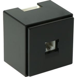 DP25 1-voudig Datapunt Cat.5e zwart (RAL 9005)