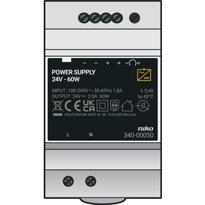 Modulaire voeding 24Vdc 2,5A 60W
