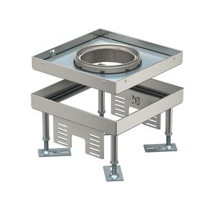 Vierkante cassette SL1 deksel voor Tubus 199x199x100 rvs