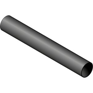 Muurbuis zonder kraag matzwart 32x300mm