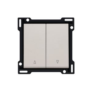Afwerkingsset 2-voudige rolluikdrukknop light grey