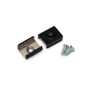 Zak a 2st. Montageclip voor Profiel 10 op-en inbouw zwart Z2