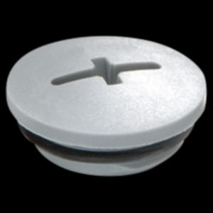 Blindstop kunststof M12x1,5 glasvezelversterkt met O-ring, grijs (EVSG-ORD12LG) VVE=100