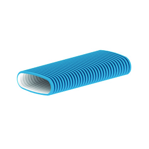 Rol a 20m. Hybalans+ aanvoerslang/ flexibele buis blauw ovaal 133x55mm