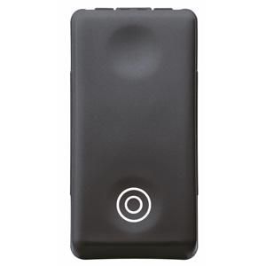 DRUKKNOP 2P 250 Vac-NO 10 A-NEUTRAAL-SYMBOOL DUBBELE C VVE=5