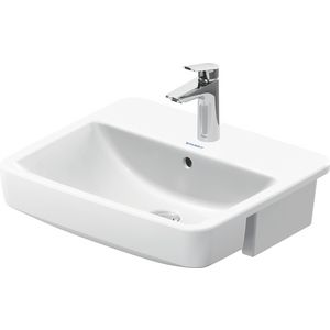 DURAVIT NO.1 #037655 halfinbouwwastafel 550mm wit met kraangat met overloop