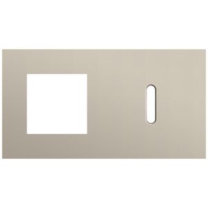 Afdekplaat 2-voud horiz. 71mm centerafst. 166-56806