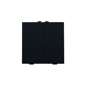 4-voudig drukknop leds/comfortsens. HomeControl black