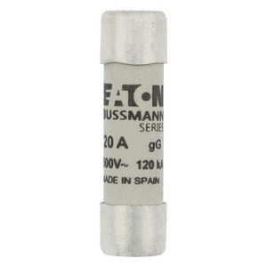 Zekering laagspanning 20A AC 500V 10x38mm gL/gG IEC VVE=10