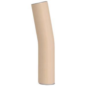 PVC bocht 11° 400mm PN10 SV creme