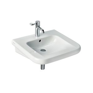 Contour CT21 miva wastafel 60cm met kraangat met overloop