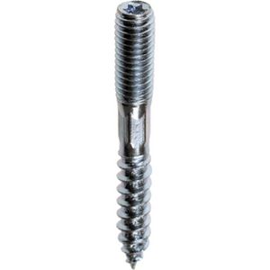 Houtdraad stokeind verzinkt M10x120mm (Torx25) VVE=50