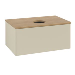 Wastafelonderkast Antao 800x360x500mm S.Grey Matt Lacquer K30051HJ