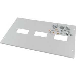 Frontplaat met opening XMN131204CV 2xNZM1 vert. 3P 300x425mm