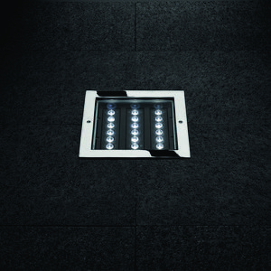 LED-Grondinbouwarmatuur 3000K 19,8W statisch cirkelvormige i