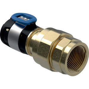 3-del. koppeling FLOWFIT pers 20x1/2"bn.dr. brons