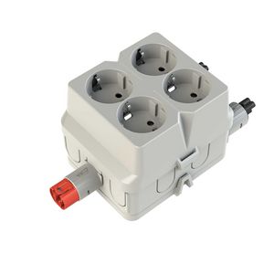 Stekerbare kabeldoos wand-/plafondmontage AKW-C4-2