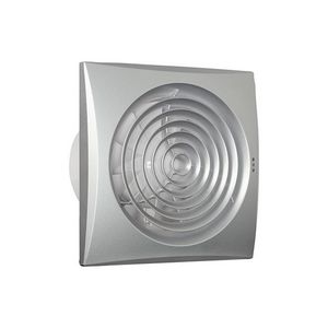 Badkamer-/ toiletventilator Silencio 150 aluminium