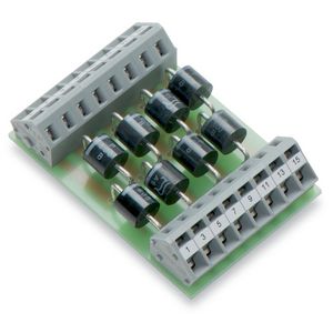 Componentenmodule met diode met 8 stuks Diode P600B 289-103