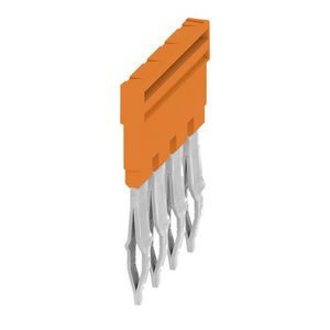 Dwarsverbinder (terminal) Plugged oranje 32 A p: 4 VVE=60