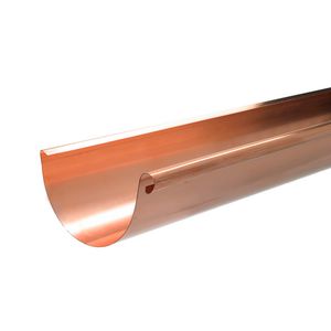 Lengte a 3mtr. koperen mastgoot M280 0,60mm