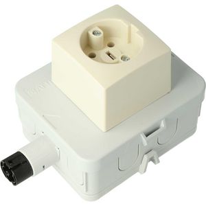 Stekerbare kabeldoos wand-/plafondmontage AKW-P