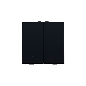 2-voudige drukknop leds/comf.sens. HomeControl black