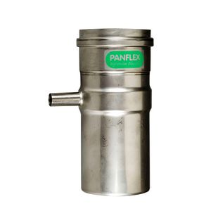 Condensaftap verticaal 80mm RVS