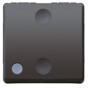 DRUKKNOP 1P 250 Vac-NO 10 A VERLICHTBAAR-2 MODULE-SYST