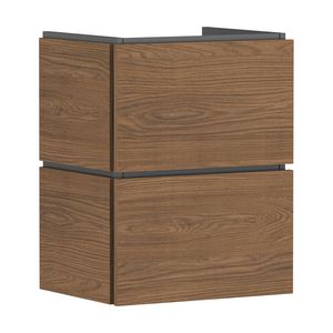 Badmeubel Xilesa E 480/380+2 lades fontein Cashmere Oak