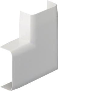 Vlakke hoek voor goot 12x50mm LFK verkeerswit