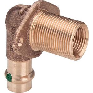 Wanddoorvoering Sc 15x1/2x3/4x35 siliciumbrons/blank VVE=5