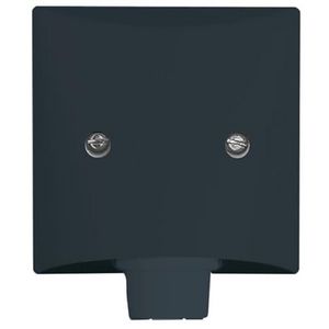 Centraalplaat inb draag afdekking zwakstr IP44 A-w antraciet (2133-35)