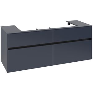Wastafelonderkast Collaro 1400x548x500mm Marine Blue C092B0VQ