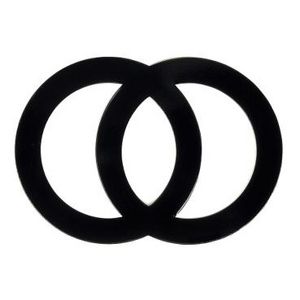 Set a 5st. Sticker Prisma P&G zwart