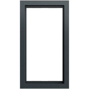 Afdekraam 2-voudig z/ms Gira F200 antracit(gel.)