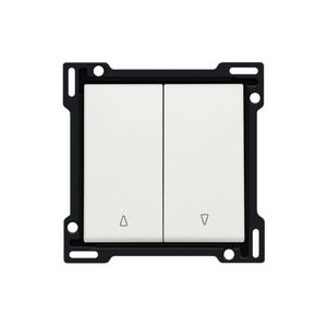 Afwerkingsset 2-voudige rolluikdrukknop white