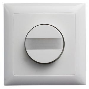 Wandschakelaar 120gr. VZ zuiver wit IP20 8m 1Kanaal