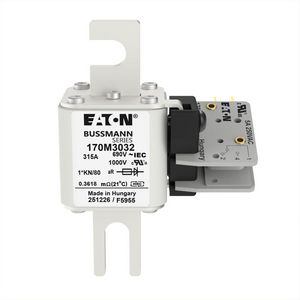 Zekering hoge snelheid 315A AC 690V 200kA compact size 1 43x