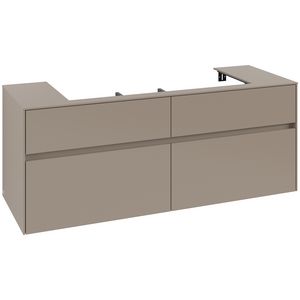 Wastafelonderkast Collaro 1400x548x500mm Taupe C092B0VM