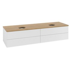 Wastafelonderkast Antao 1600x360x500mm G.White.L L28111GF