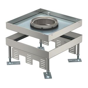 Vierkante cassette SL1 deksel voor Tubus 243x243x105 rvs